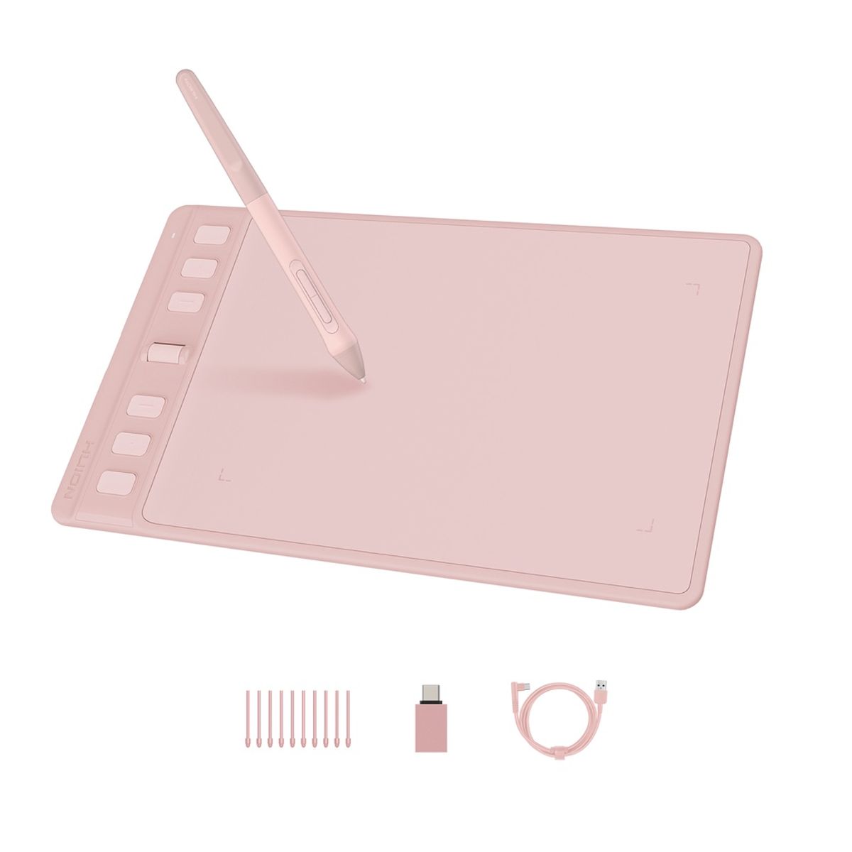 HUION - Tableta Gráfica Huion Inspiroy 2 S H641P Rosa