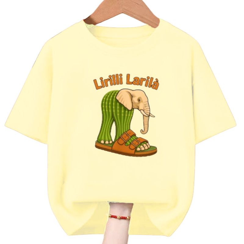 GENERICO - Polo Lirili Larila de Tralalero Tralala Algodon - Tallas 4 hasta XL