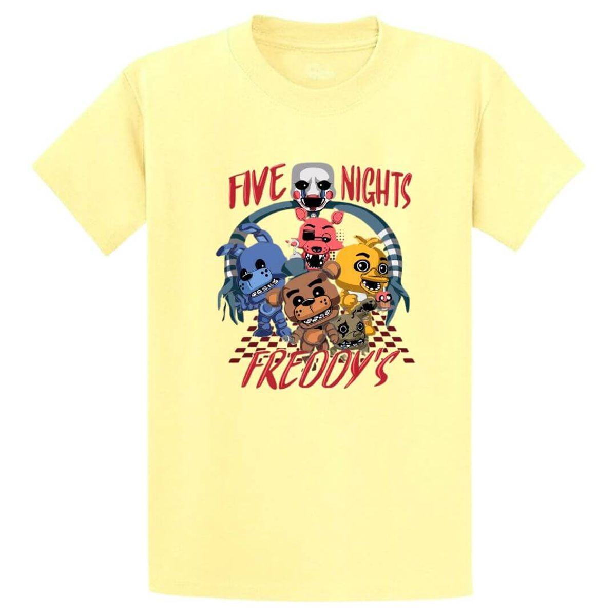 GENERICO - Polo Algodon FNAF Five Nights At Freddy - Tallas desde 6 hasta  XL