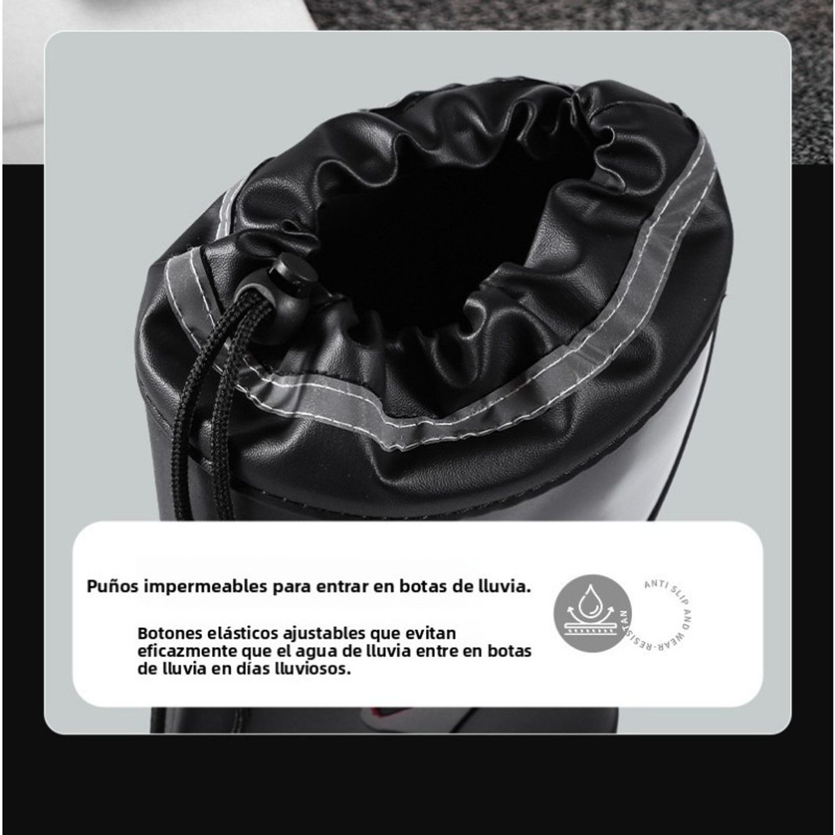 TIOZONEY - Bota de Agua Hombre