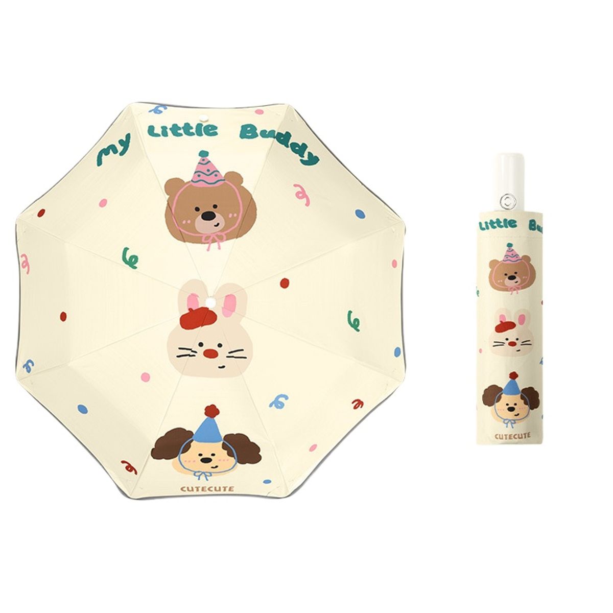 TIOZONEY - Paraguas para niños totalmente automáticos