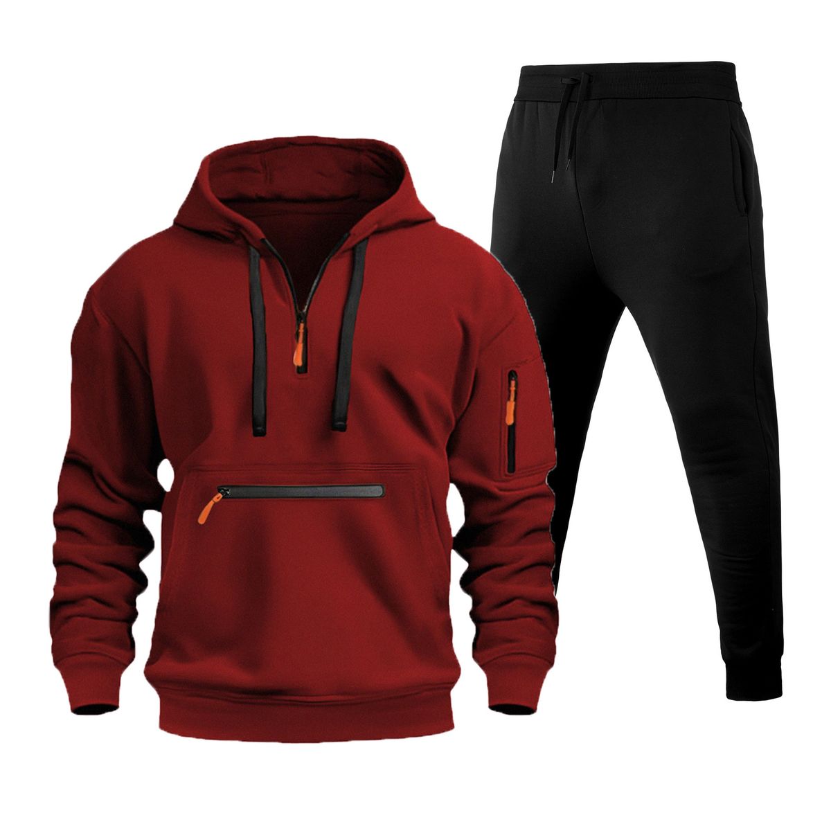 TIOZONEY - 2pcs Traje de invierno para hombres