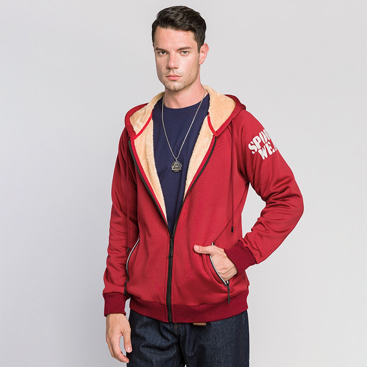 TIOZONEY - Ropa masculina de invierno