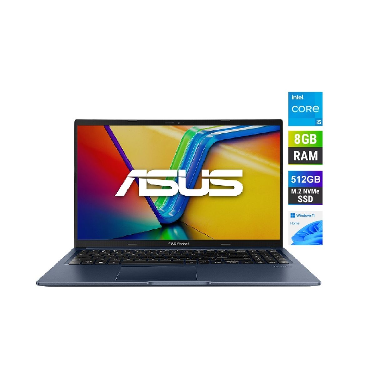 ASUS - Laptop Asus Vivobook 15 i5 8GB RAM 512GB SSD W11 156