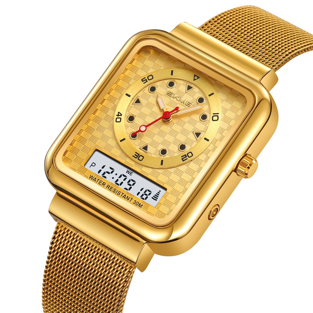 SKMEI - Reloj Skmei 2466 Plateado Digital Analogo Unisex