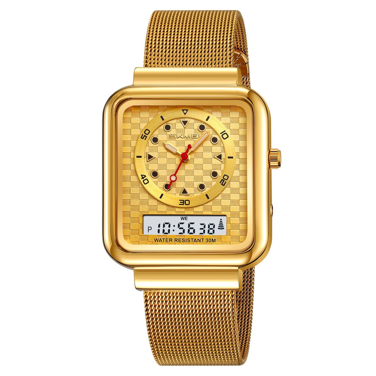 SKMEI - Reloj Skmei 2466 Plateado Digital Analogo Unisex