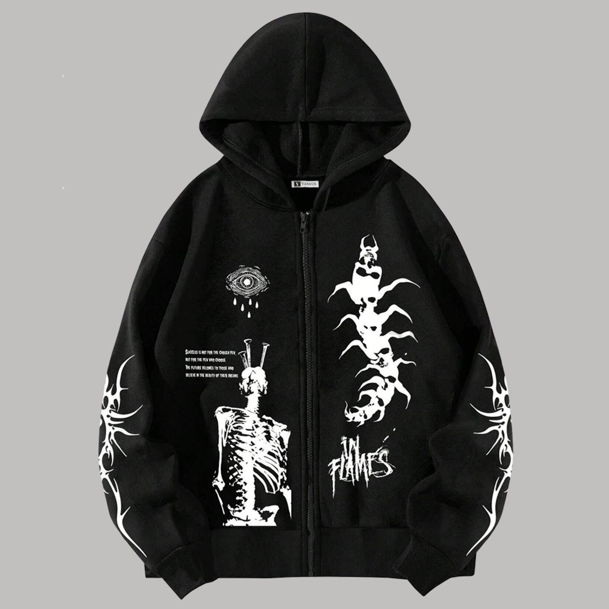 YANSUS - Polera Hombre Yansus Estampado Flames