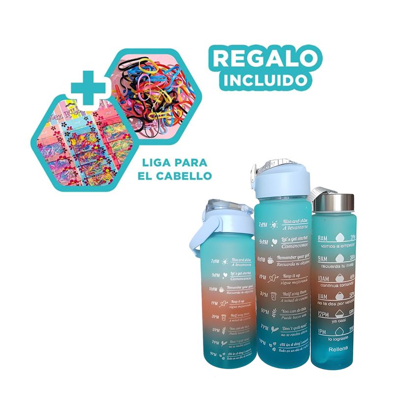 GENERICO - Pack6 Tomatodo Multiusos Trio de Tapa Cele Y+Ligas de Regalo