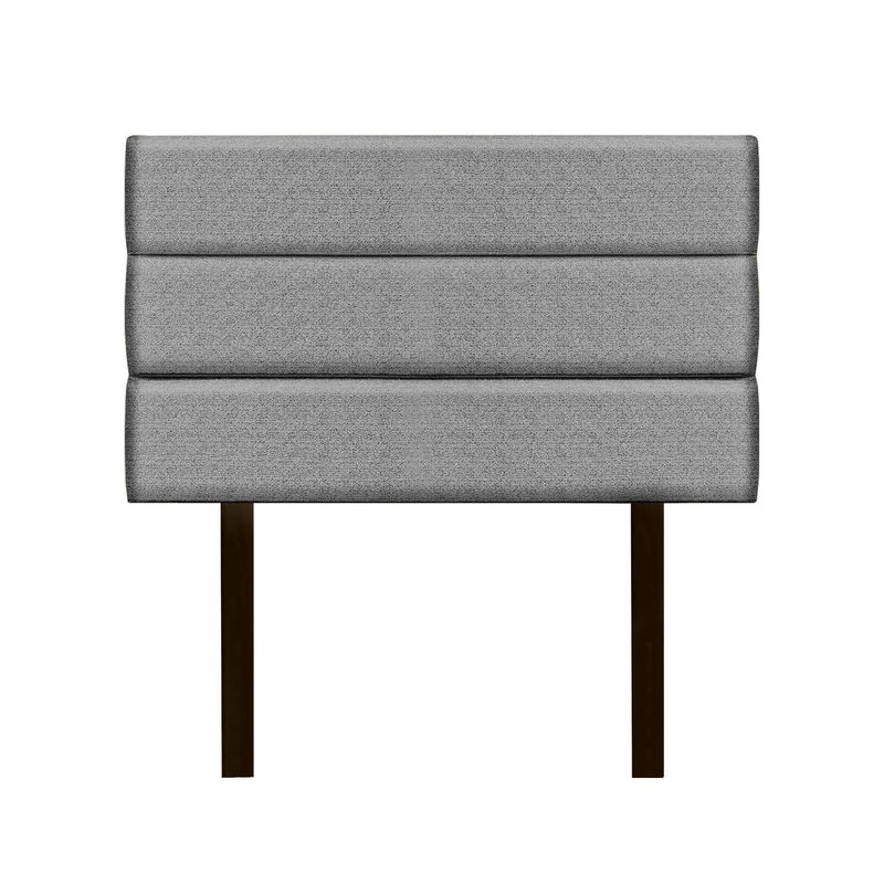 MUEBLES MACRUMO - Cabecera Moty - 2 Plz- Color gris claro