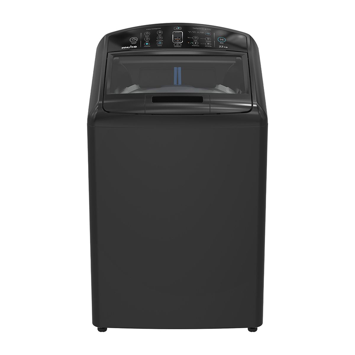 MABE - Lavadora Automática Mabe LMA72200WDBB2 22 Kg Diamond Gray