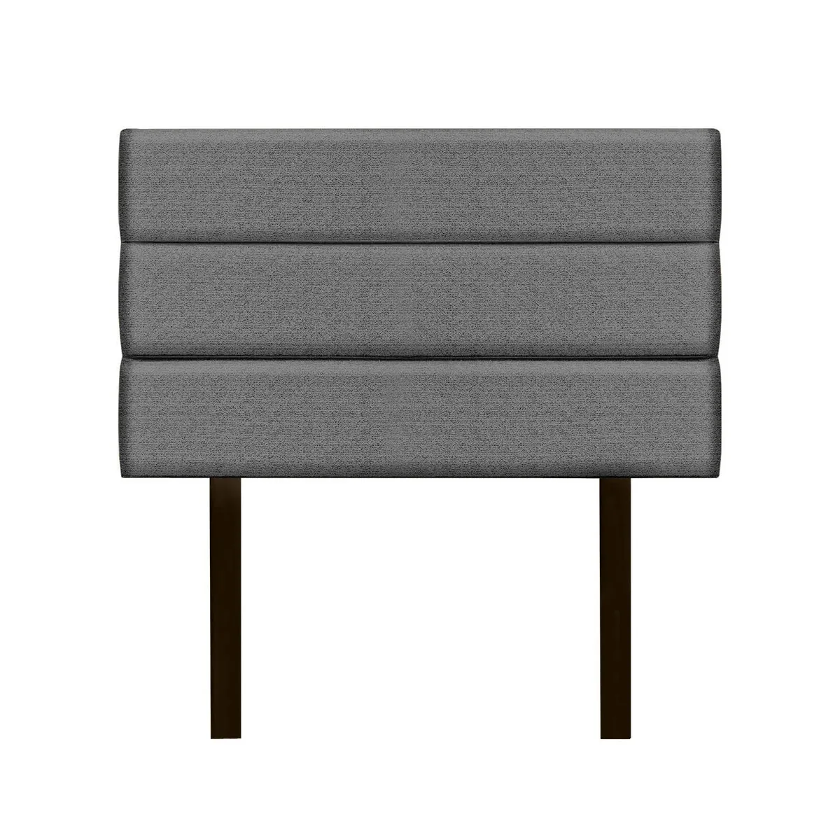 MUEBLES MACRUMO - Cabecera Moty - 2 Plz- Color Gris oscuro