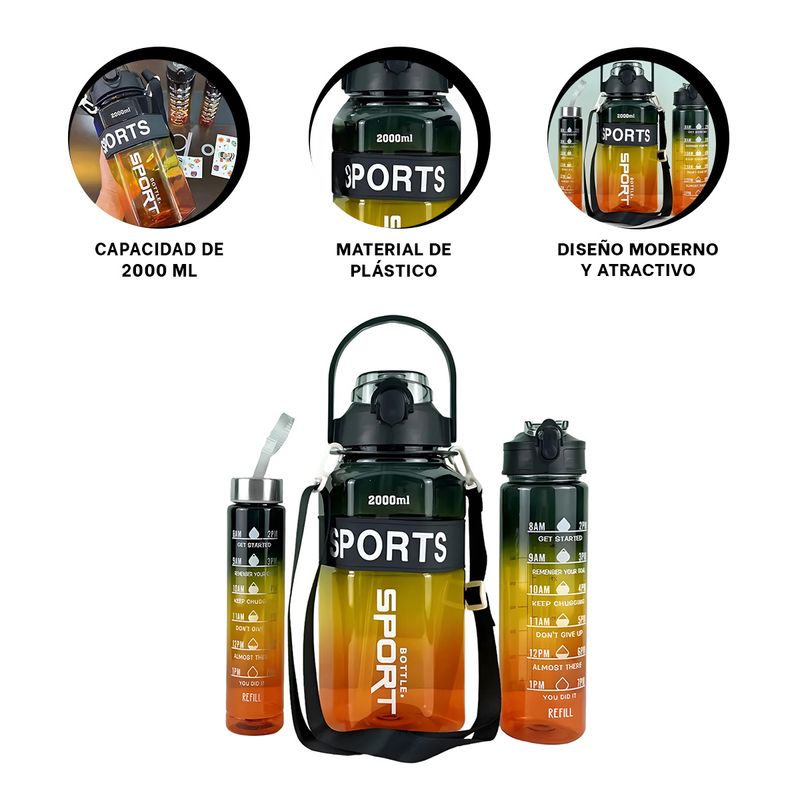 GENERICO - Pack2 Tomatodo Pack Tres Yoga Negro Y+Banderitas Adhesivas