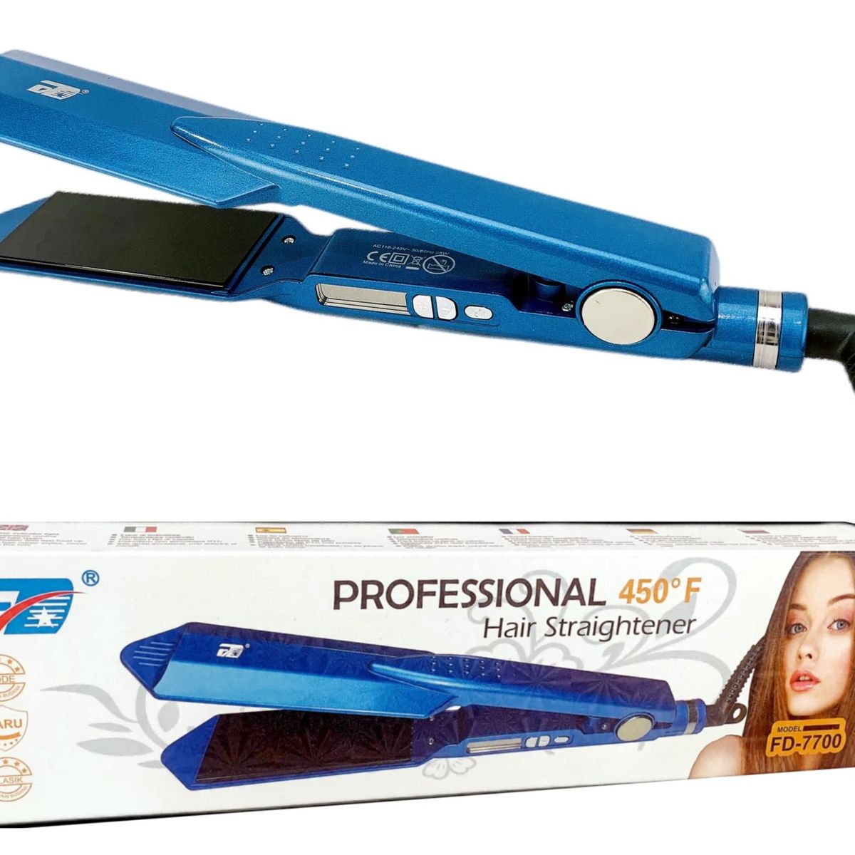 GENERICO - Plancha De Cabello de Cerámica - 5cm grosor