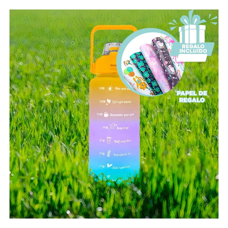 GENERICO - Pack12 Bebetodo Resistente para Agia de 2l Y+Papel de Regalo