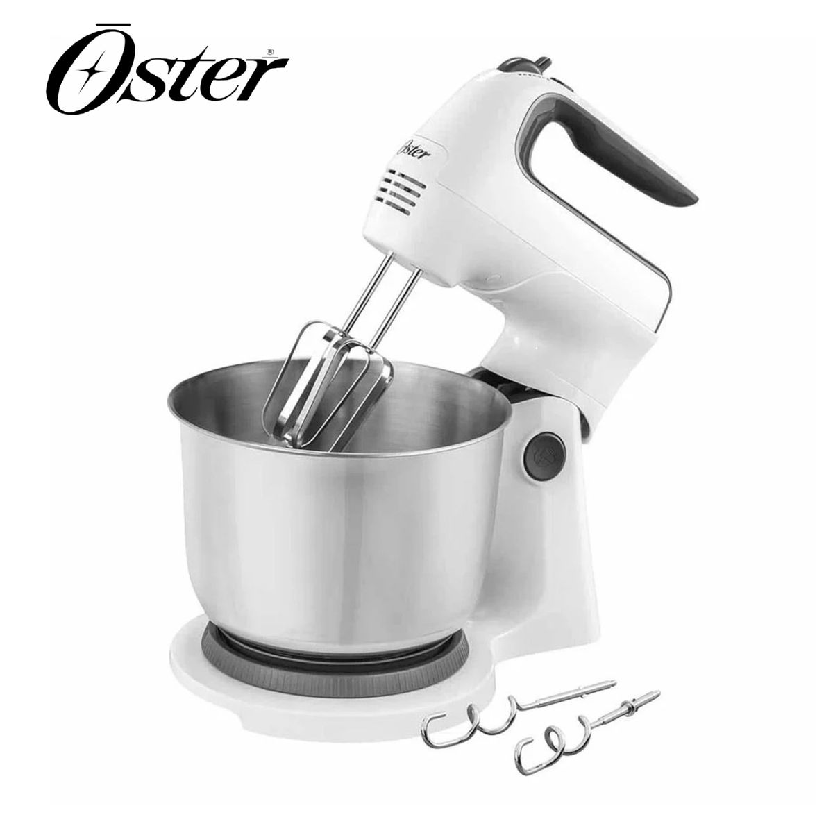 OSTER - Batidora de mano y pedestal Oster con acción giratoria FPSTHS3612