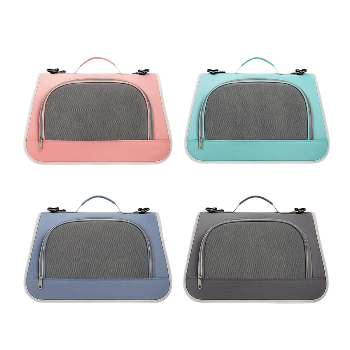 INSPIRA - Bolso Transportador para Mascotas Gatos Gris