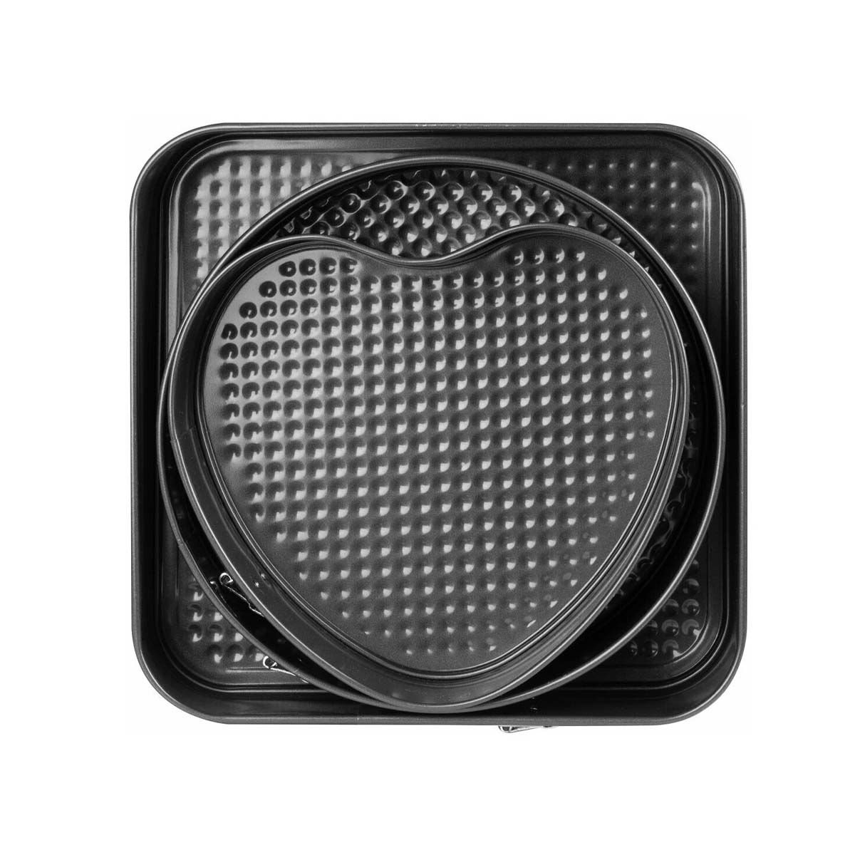 GENERICO - Pack2 Moldes para Hornear Plateado Y+Regalo Stickers