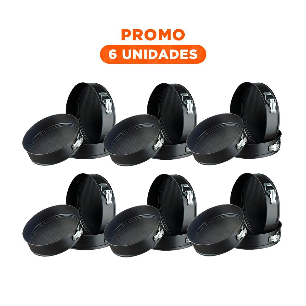 GENERICO - Pack6 Recipiente Versatil de Horno de 18 20 y 22cm