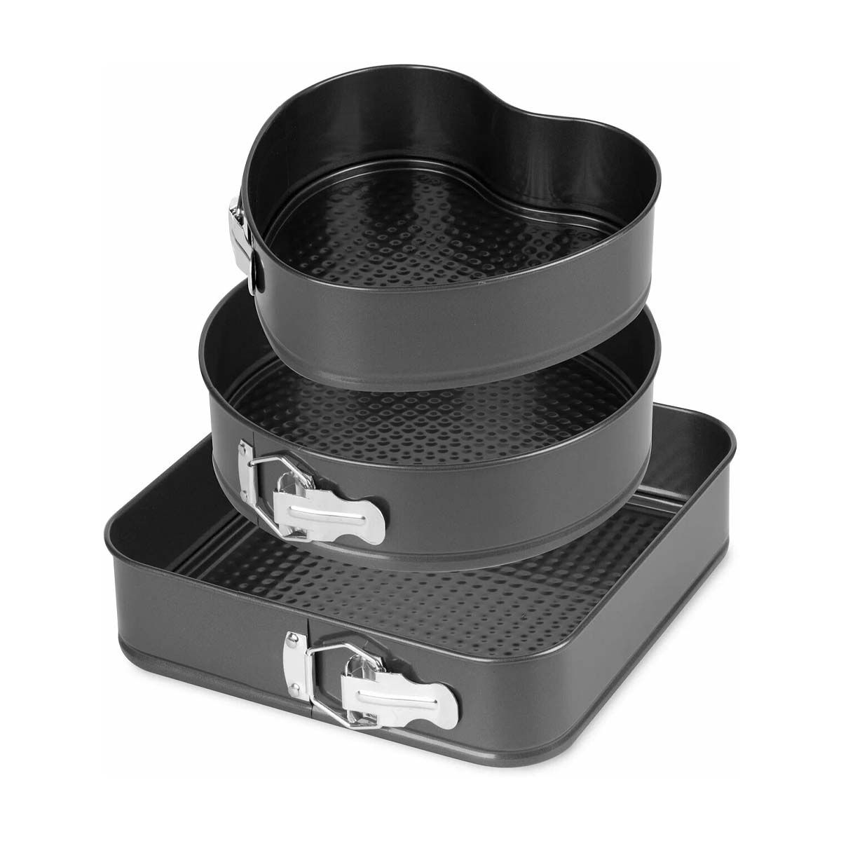 GENERICO - Pack2 Moldes para Hacer Pasteles Plateado Y+Papel de Regalo