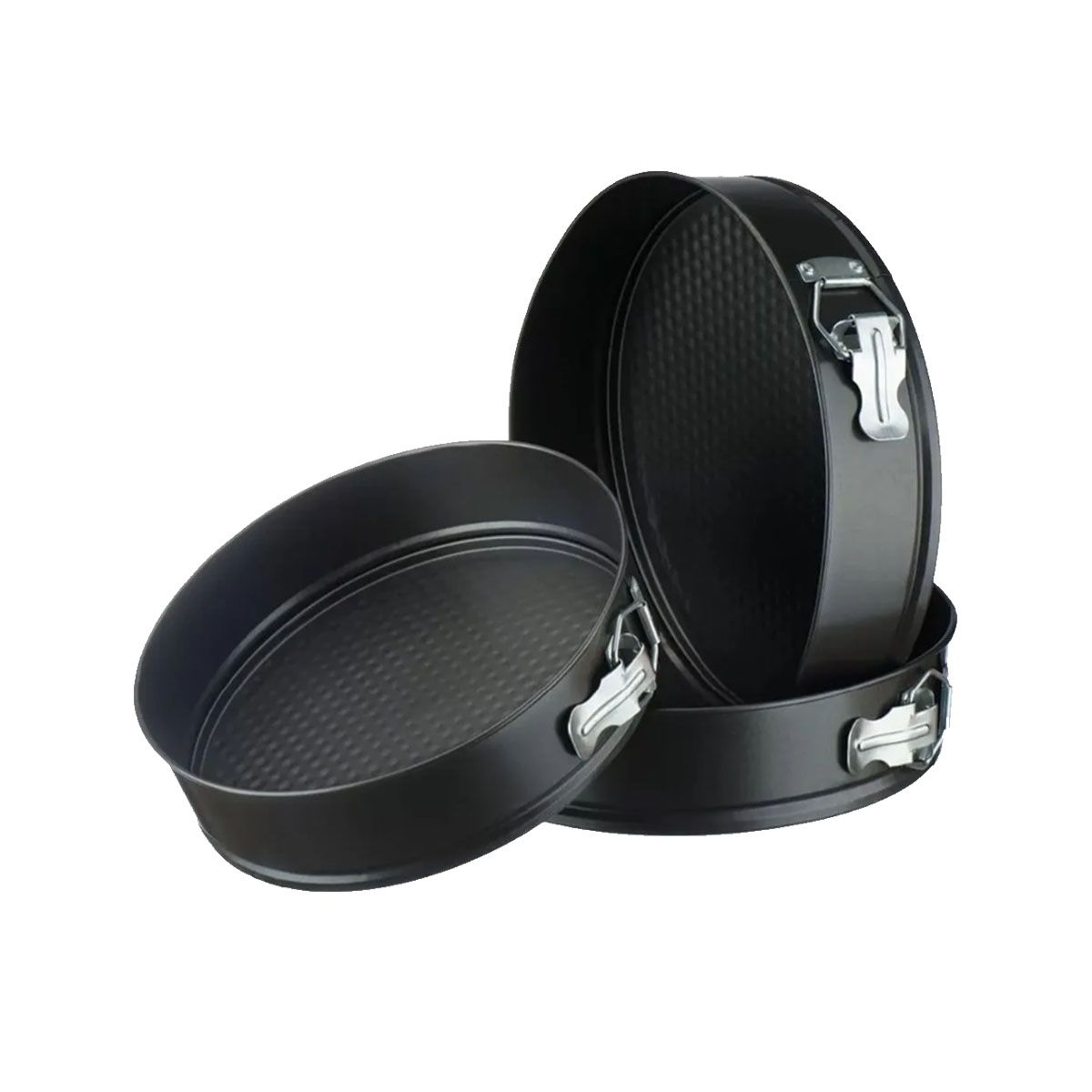 GENERICO - Moldes Circulares para Hornear en Diseño Plateado