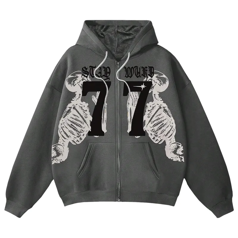 YANSUS - Polera Casaca Hombre Yansus Esqueleto