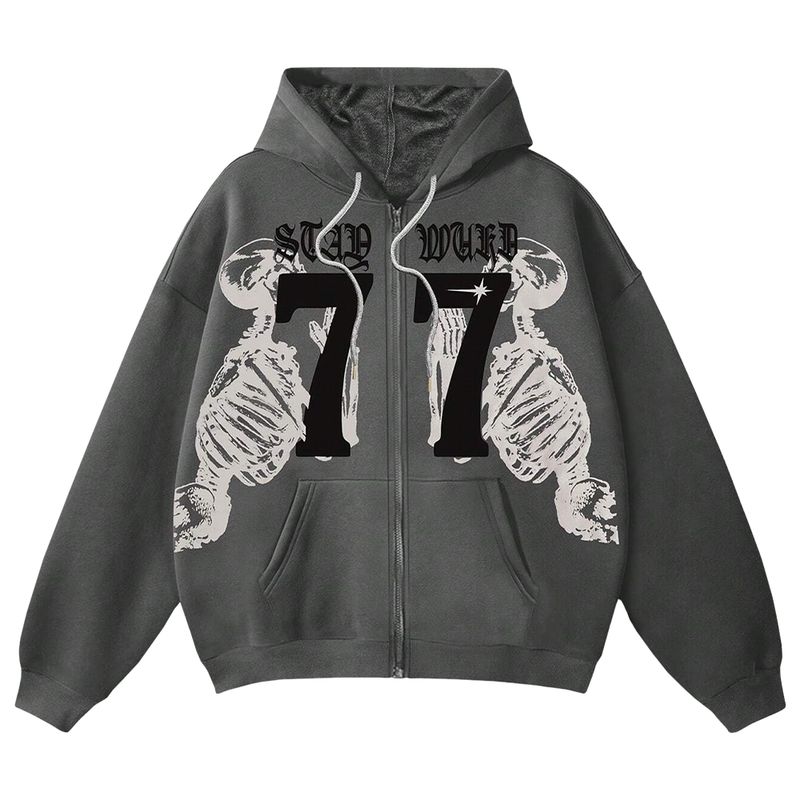 YANSUS - Polera Casaca Hombre Yansus Esqueleto