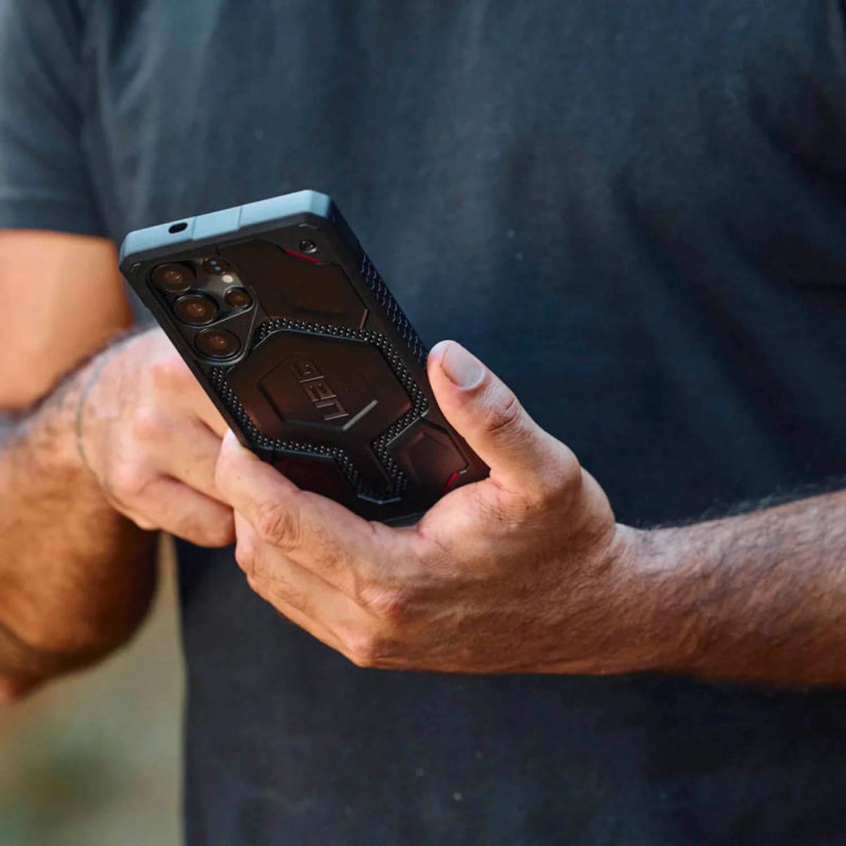 URBAN ARMOR GEAR - Case UAG Galaxy S25 Ultra Negro MagSafe Protección Militar Caídas 7m