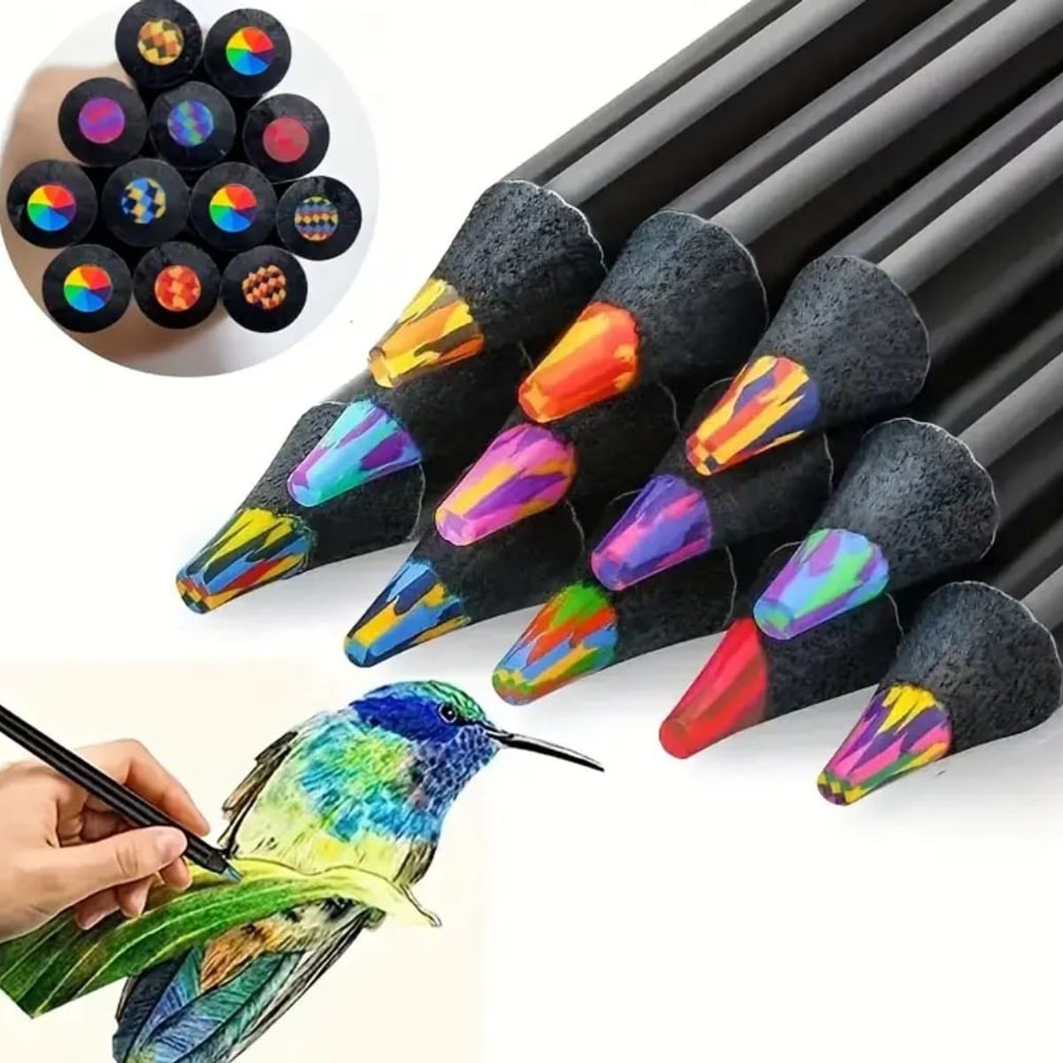 GENERICO - SET DE LAPÍCES MULTICOLOR X 12UND