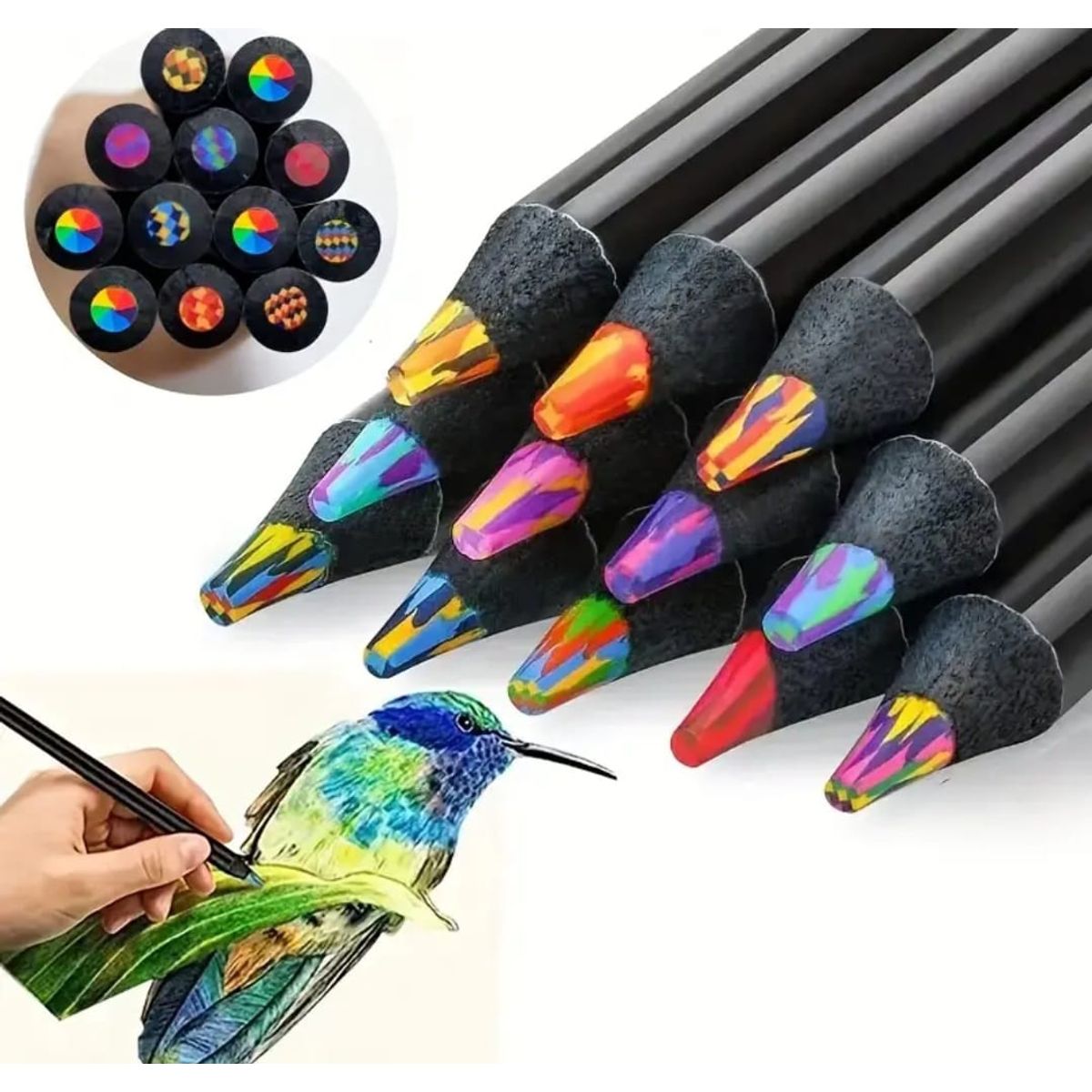 GENERICO - SET DE LAPÍCES MULTICOLOR X 12UND