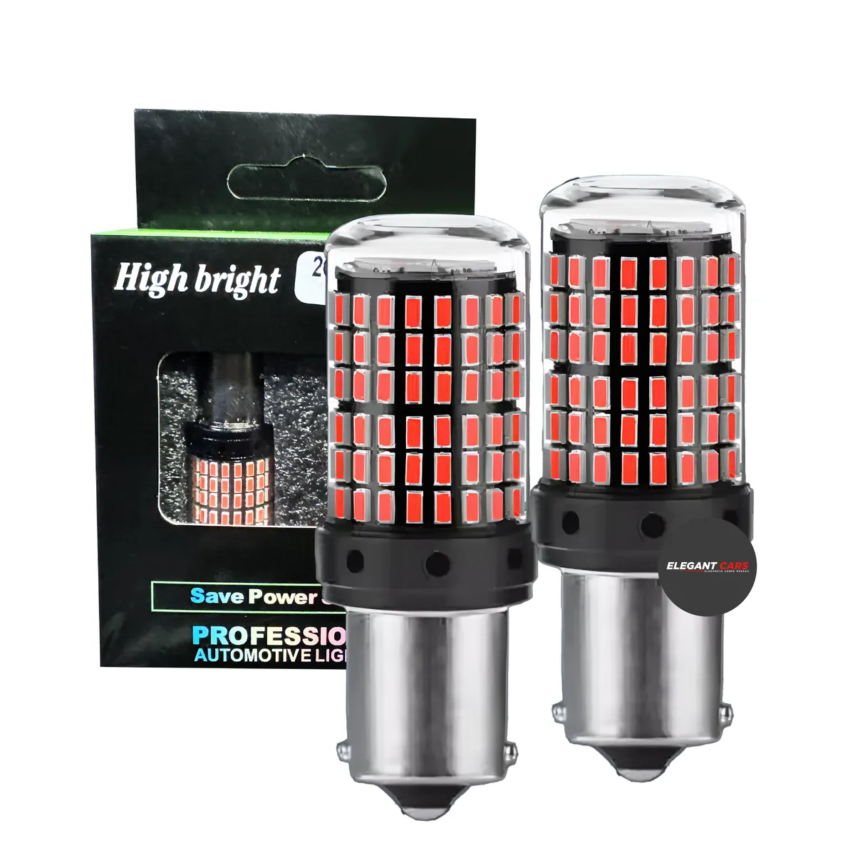 GENERICO - Par Focos led 2contacto para freno luz altabaja alta potencia