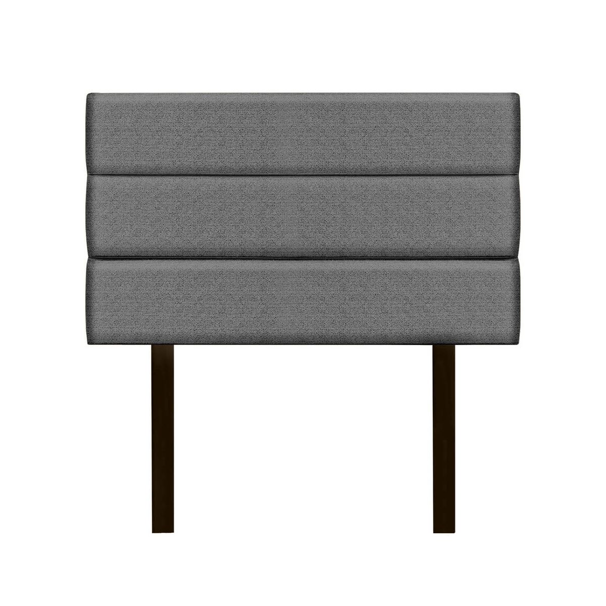 MUEBLES MACRUMO - Cabecera Moty - 2 Plz- Color Gris oscuro
