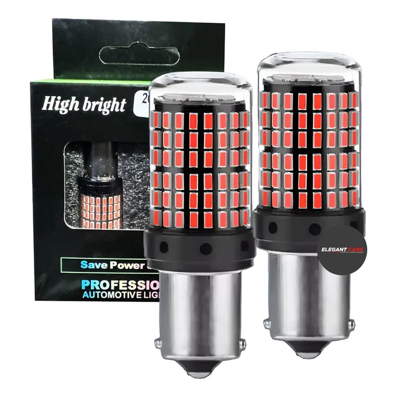 GENERICO - Par Focos led 2contacto para freno luz altabaja alta potencia