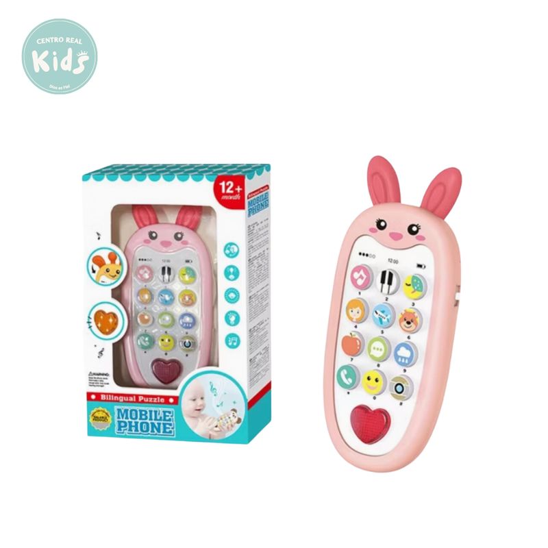 GENERICO - CELULAR ANIMADO ANIMALES - CONEJO