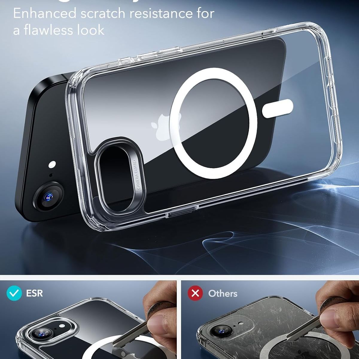 SPACE - Case Clear con Magsafe para iPhone 16E