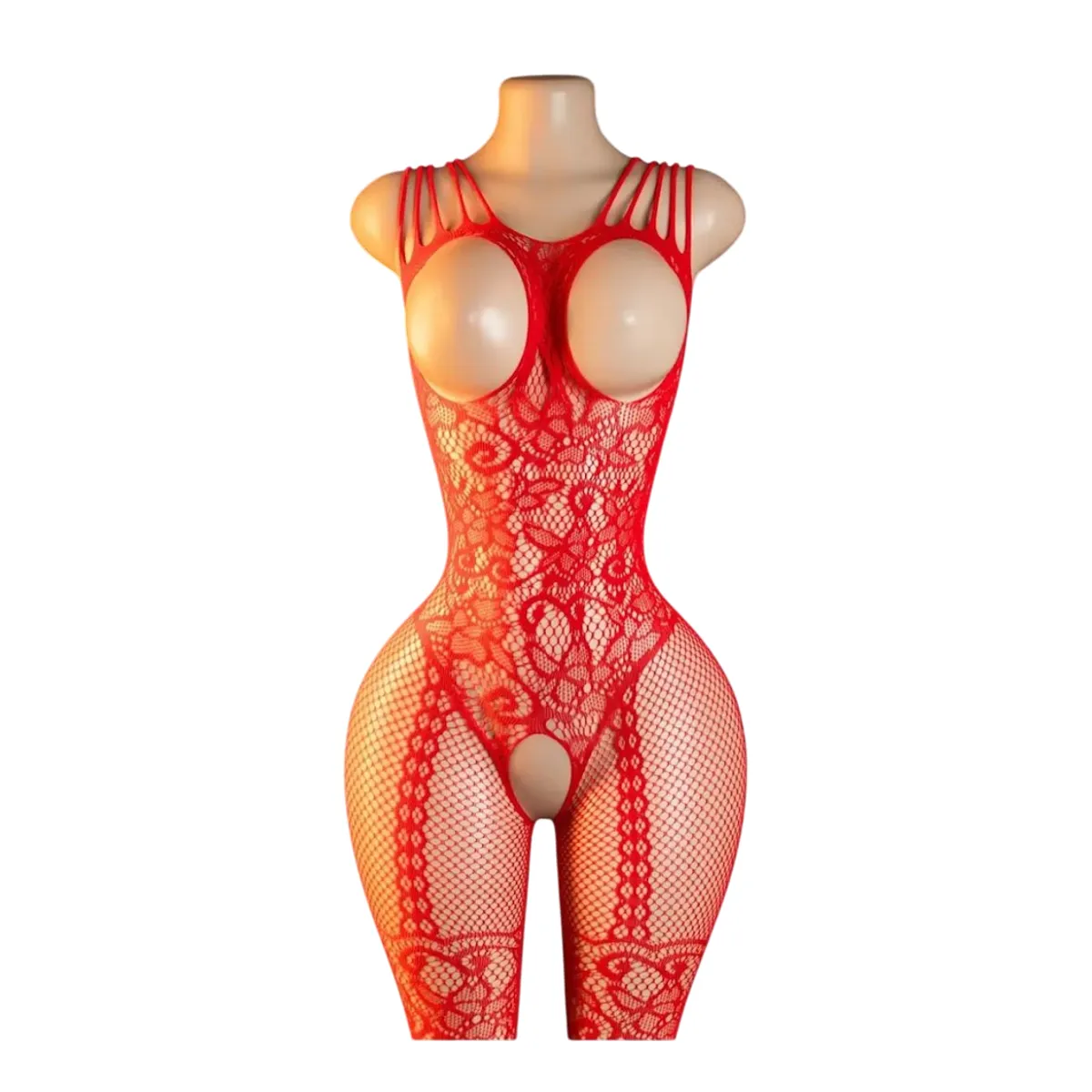 GENERICO - LENCERIA CORPORAL MALLA  CATSUIT VESTIDO