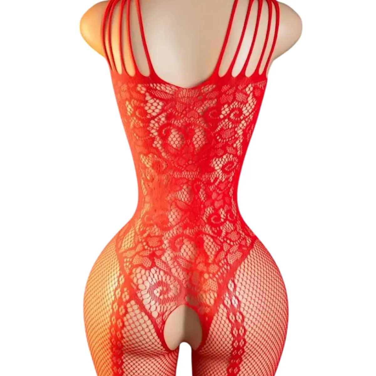 GENERICO - LENCERIA CORPORAL MALLA  CATSUIT VESTIDO