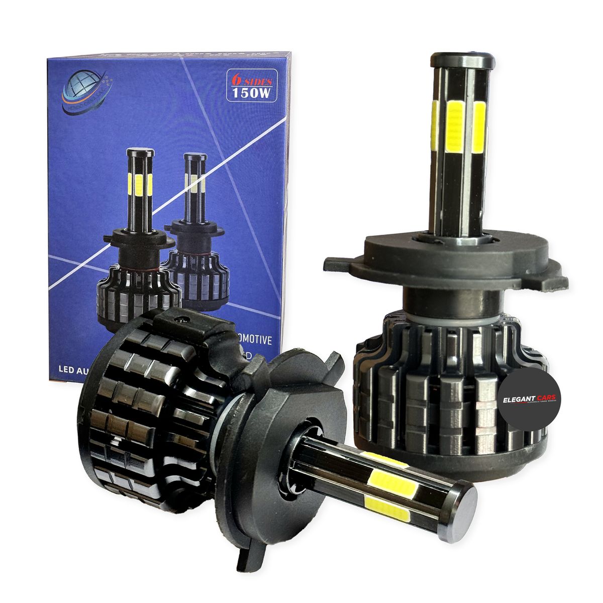 GENERICO - Set Focos Led F6 h4 altabaja alta potencia auto camioneta