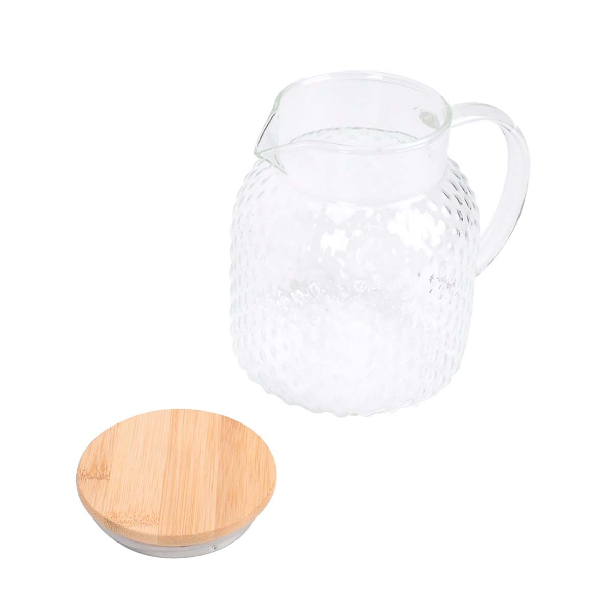 GENERICO - Recipiente de Cristal en Transparente Y+Ligas de Regalo