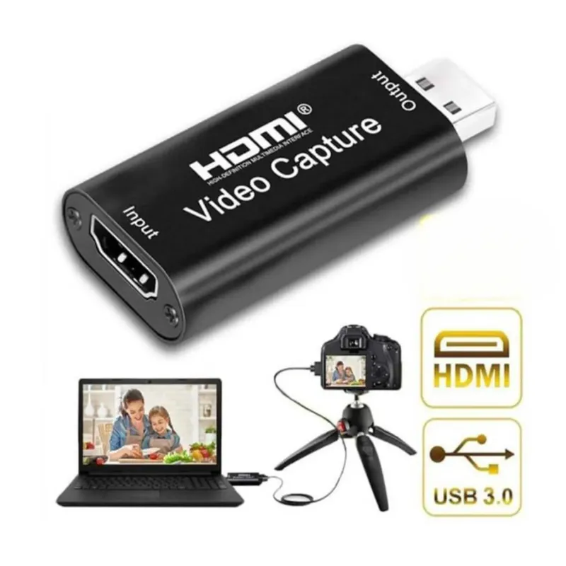 SEISA - Capturadora de Video HDMI a USB SEISA HU-03 1080p Full HD