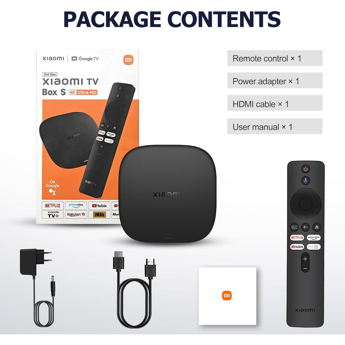 XIAOMI - Xiaomi Mi Tv Box S 3rd Con Google Tv 4k Version Global
