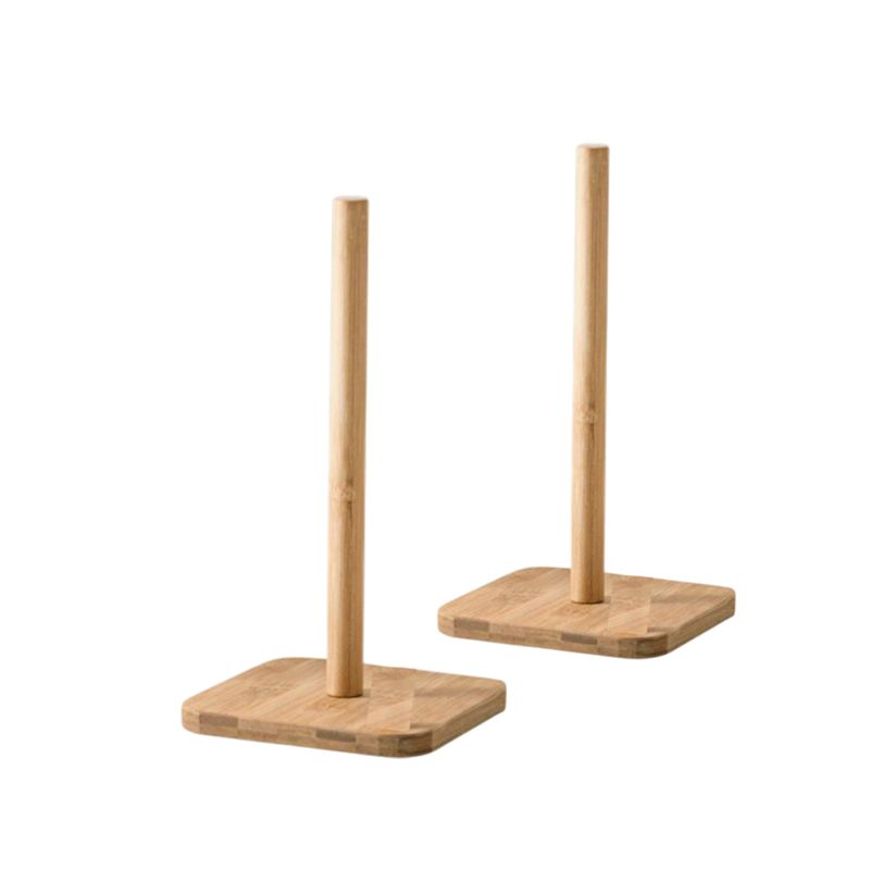 GENERICO - Pack2 Porta Papel Toalla con Base Cuadrada de Un Palo