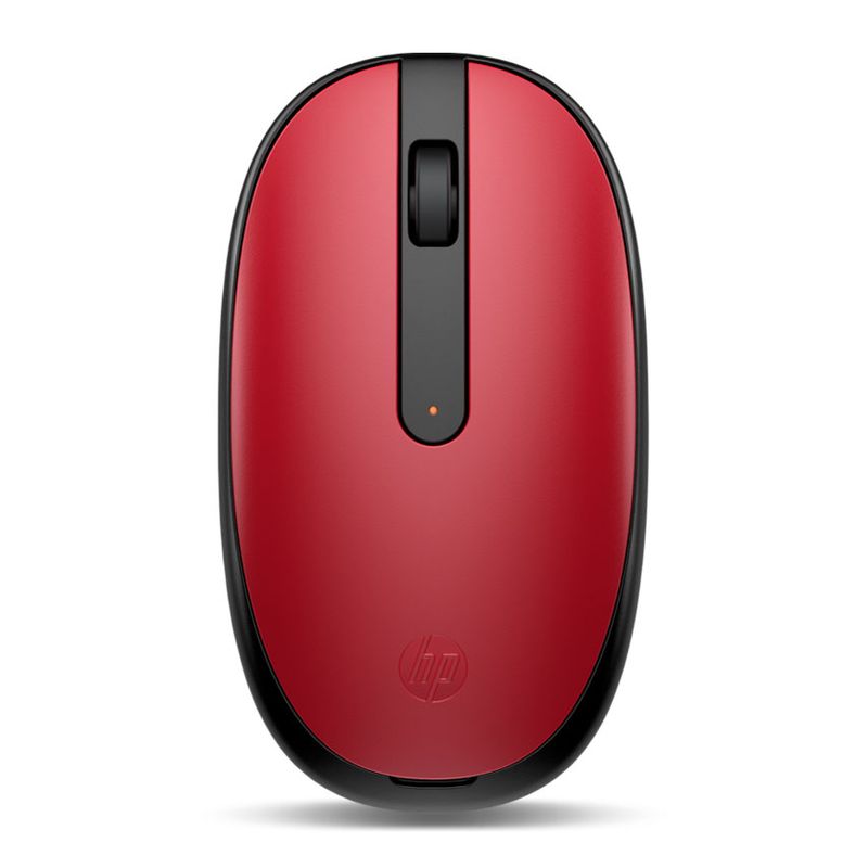 HP - Mouse HP 240 Inalámbrico Rojo Bluetooth 5.1, 1600 DPI, Diseño Ambidiestro, Compacto