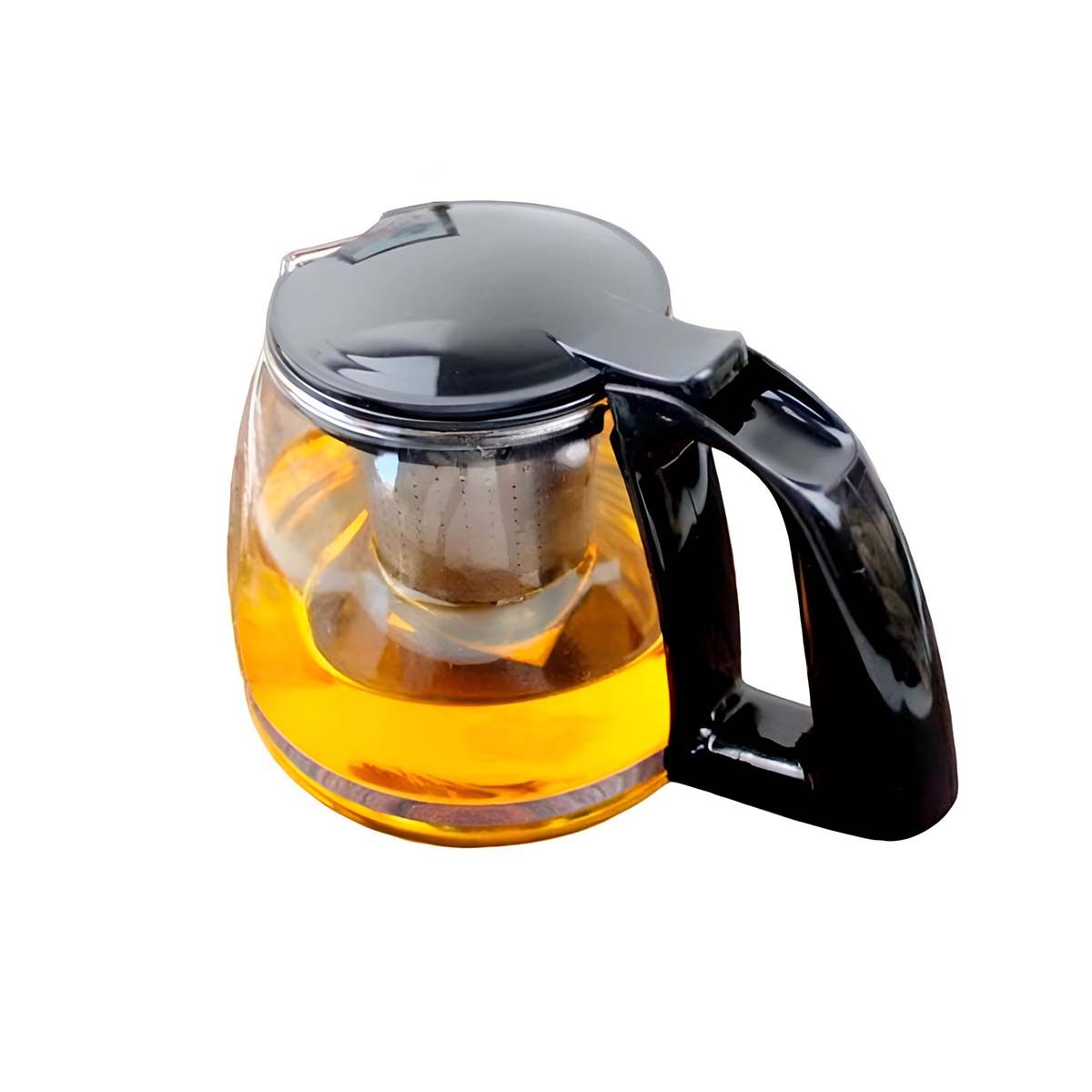 GENERICO - Pack6 Infusor de Vidrio con Filtro de Acero para Te de 2L