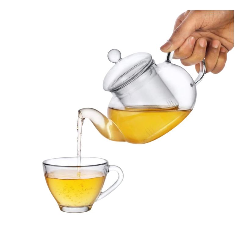 GENERICO - Pack6 Infusor Practico con Filtro para Preparar Te 800ml