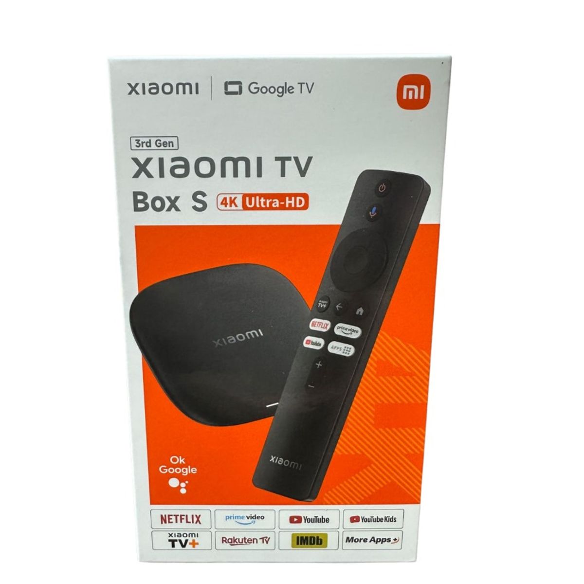 XIAOMI - Xiaomi Mi TV Box S 4K 3rd Gen Google TV 32GB