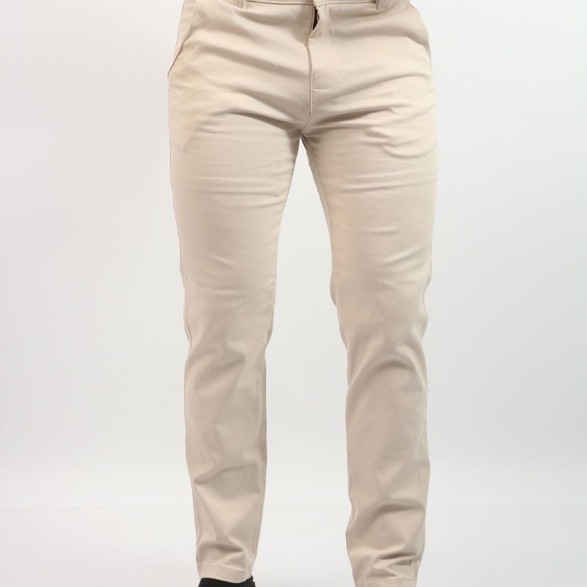J JERAOUS - PANTALOM JERAOUS DRILL RECTO STRECH SMITH Beige