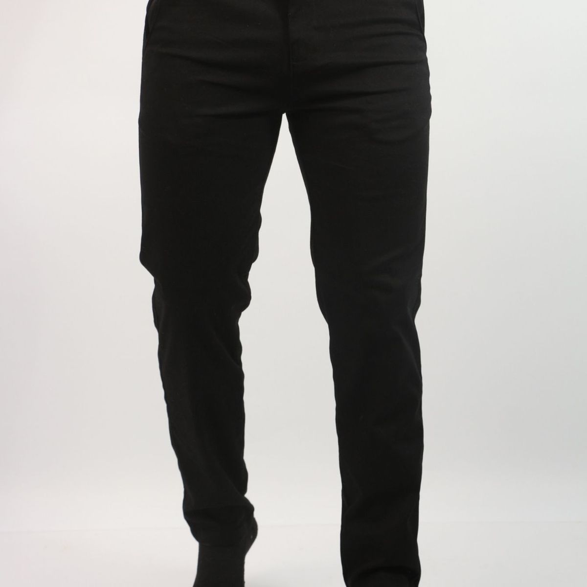 J JERAOUS - PANTALOM JERAOUS DRILL RECTO STRECH SMITH Negro