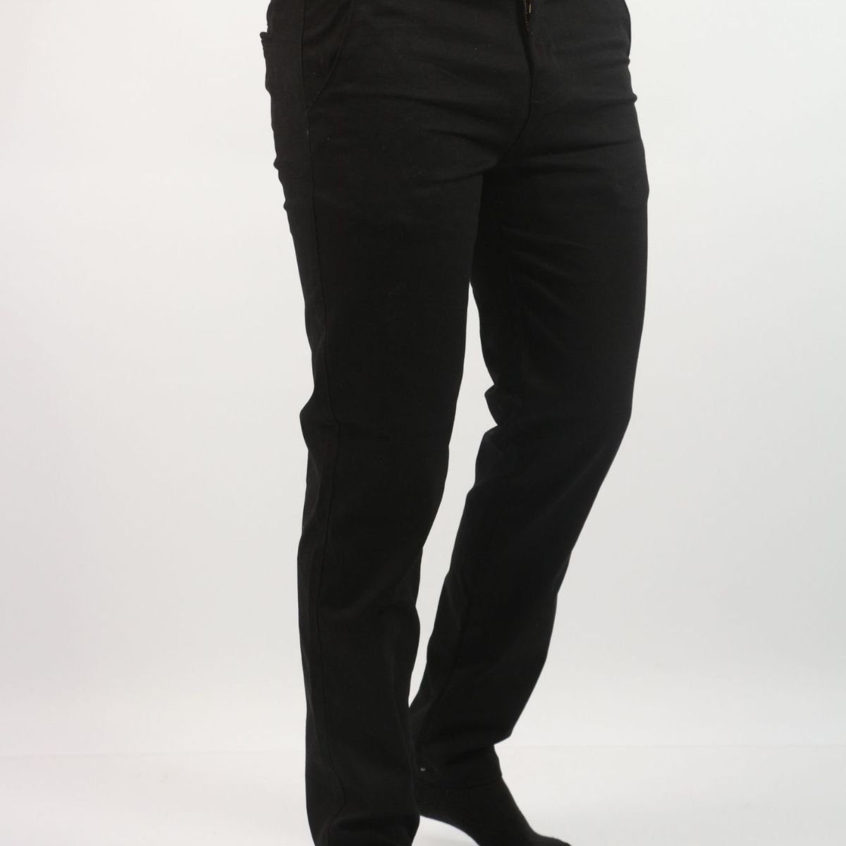 J JERAOUS - PANTALOM JERAOUS DRILL RECTO STRECH SMITH Negro