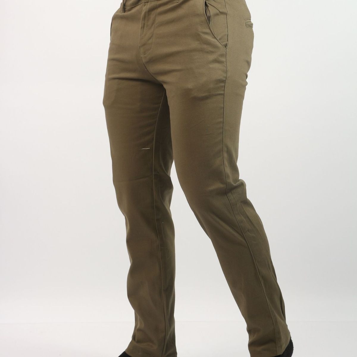J JERAOUS - PANTALOM JERAOUS DRILL RECTO STRECH SMITH Verde Manzana