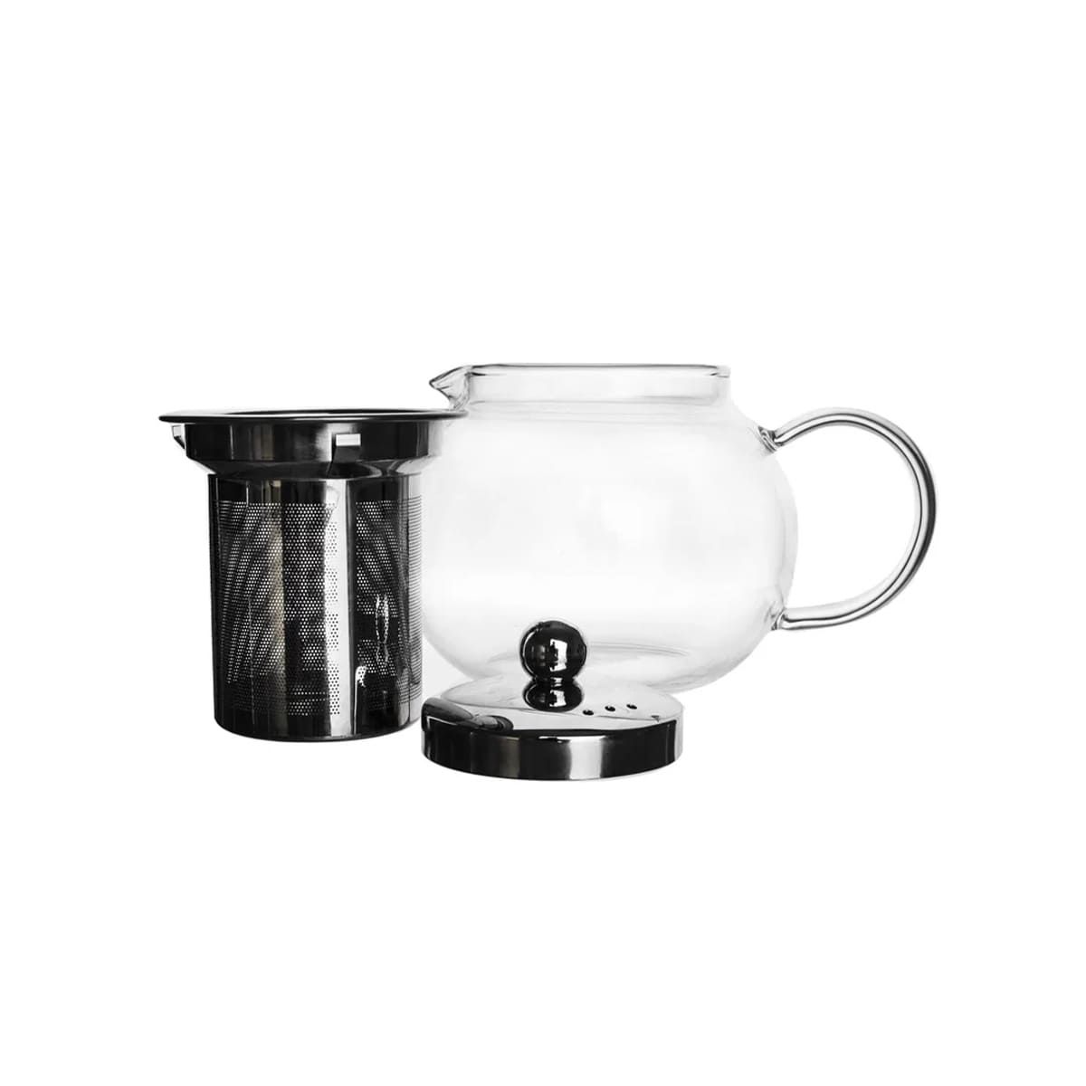 GENERICO - Pack6 Tetera de 800ML para Infusiones Y+Banderitas Adhesivas